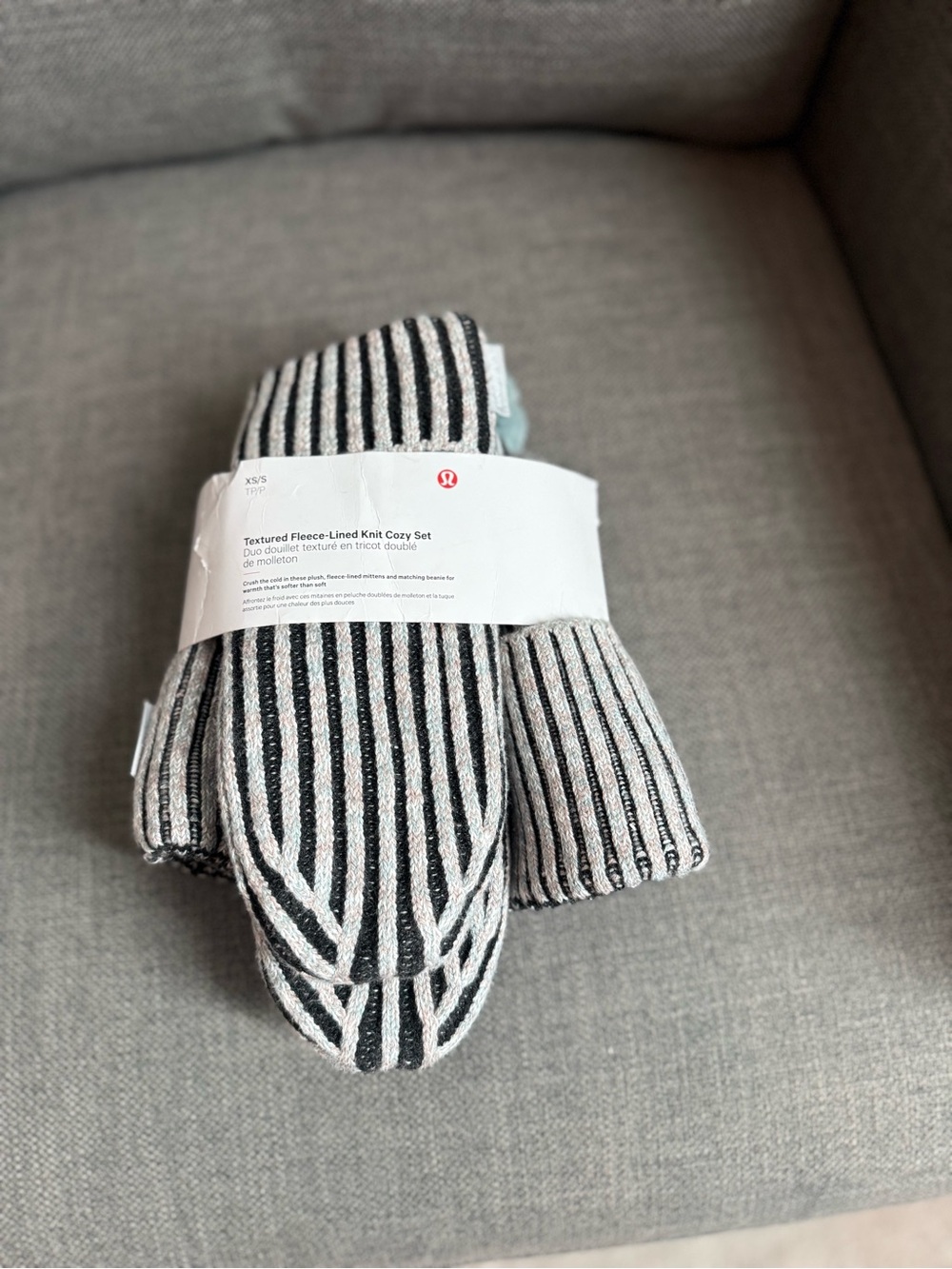 lululemon athletica Striped Cozy Fleece-Lined Socks - Black & White